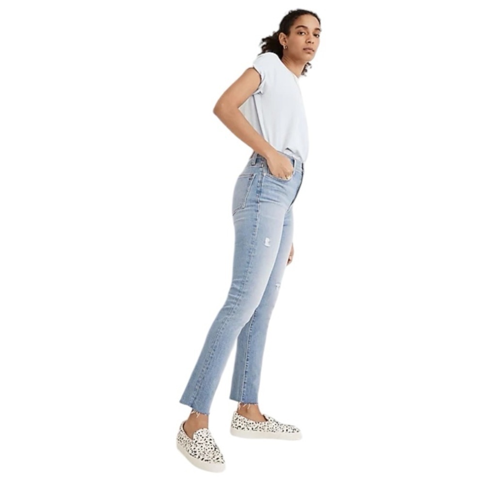 Madewell - The Perfect Vintage Straight Leg Jean Worn - In Edition Sz 25 - Picture 2 of 10